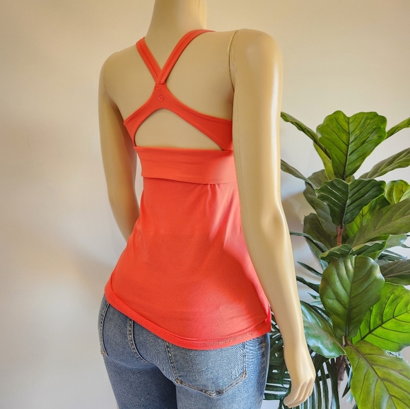 Lululemon Sporty Tank Top Women Orange Color Size 6 - Picture 4 of 10